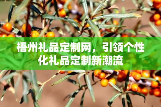梧州礼品定制网，引领个性化礼品定制新潮流